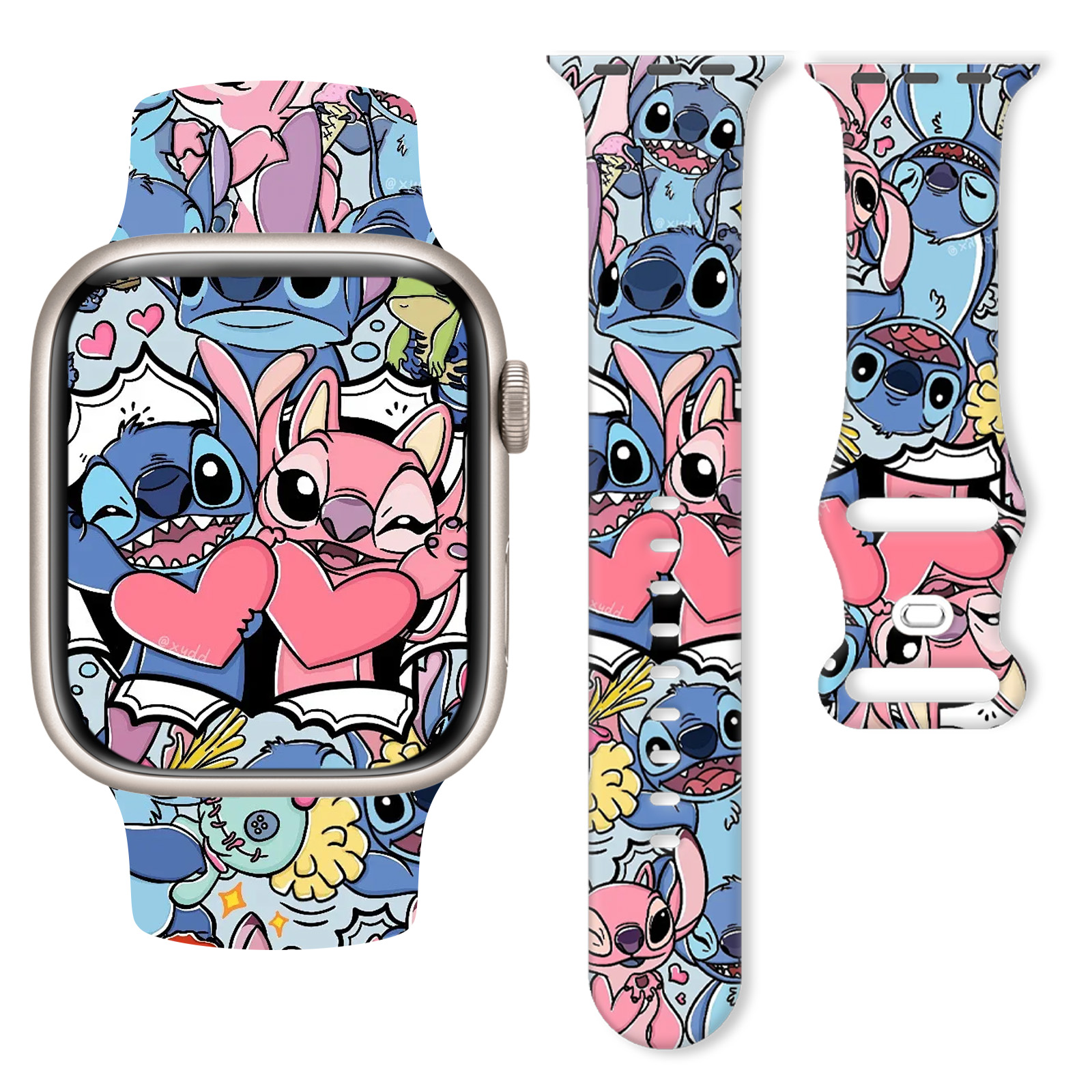Fitness Tracker Band - Disney Foodie Stitch series Pattern Strap