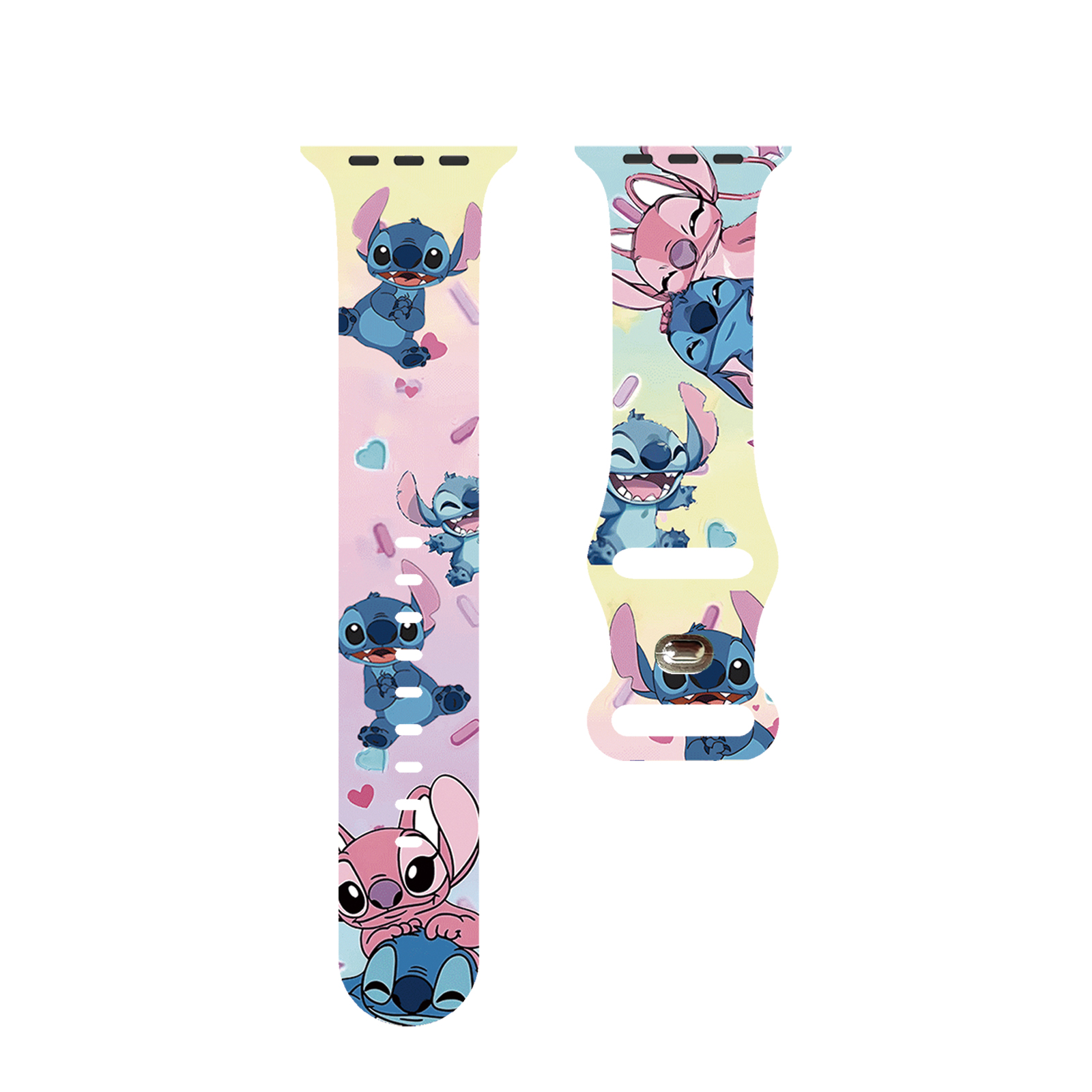 Fitness Tracker Band - Happiness Stitch Printed Strap for iWatch