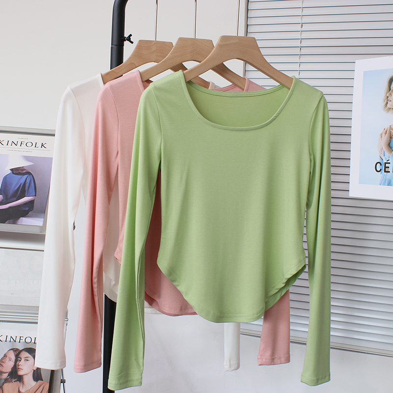 Yoga Fitness Com - High Waist Short Modal Long Sleeve