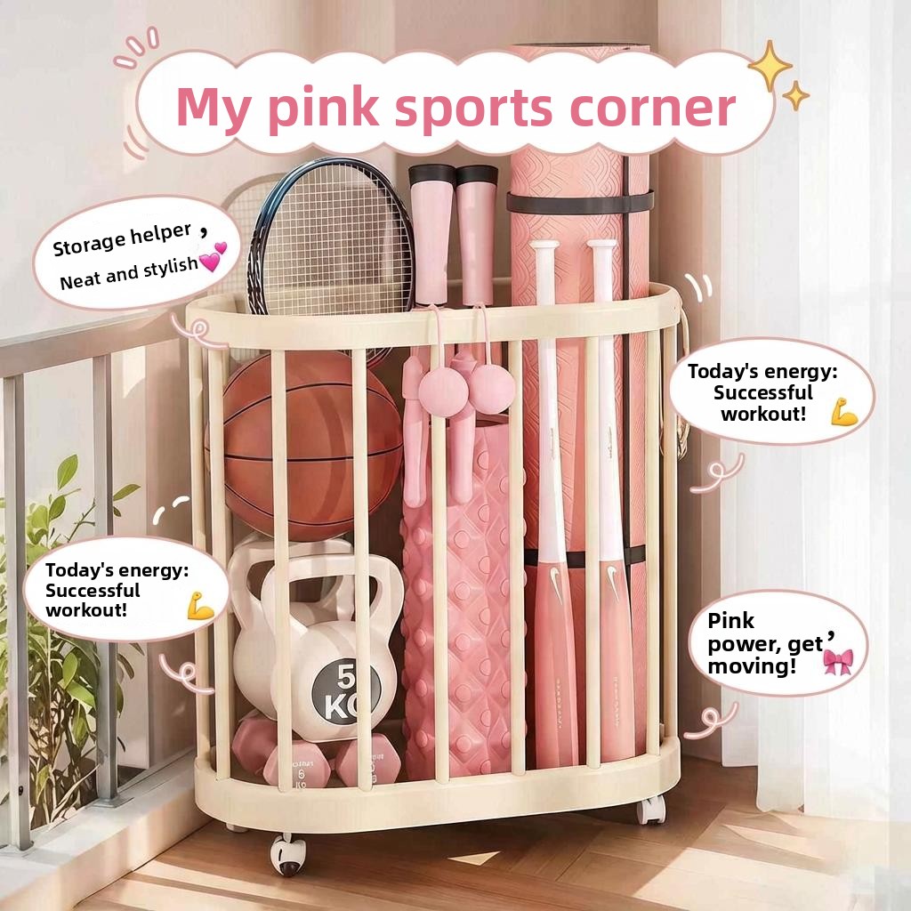 Yoga Fitness Wheel - Simple Yoga Mat Storage Basket Fitness