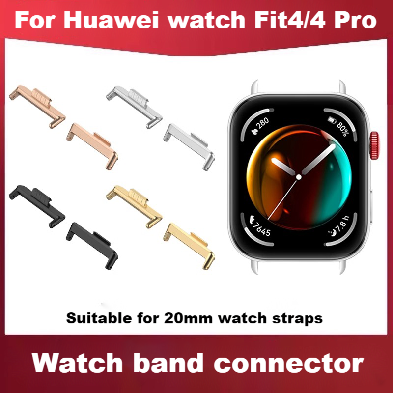 Fitness Tracker Band - Stainless steel Watch band connector For