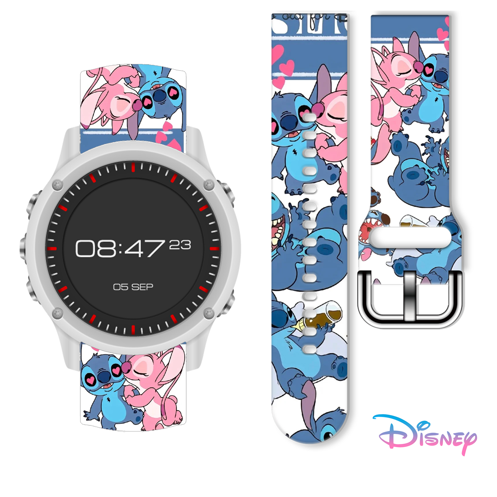 Fitness Tracker Band - Disney 20mm Stitch 1 Printed Strap