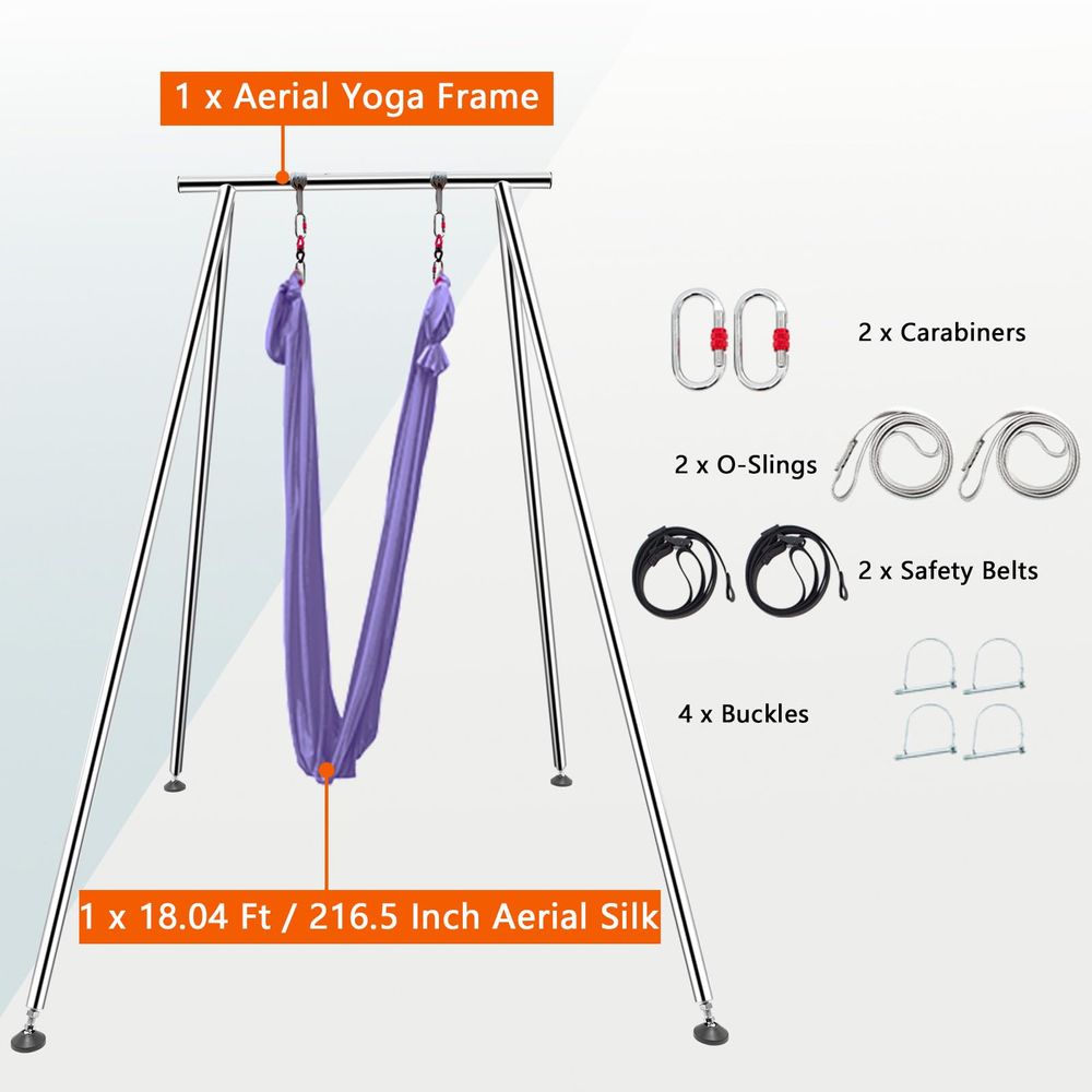 9.6 FT 115.3 Inch Adjustable H - Yoga Swing Aerial recensione e prezzo