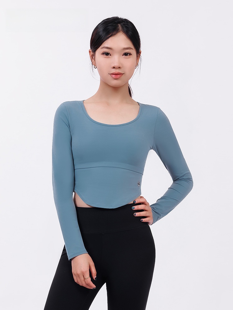 Black Long Sleeve Yoga T-Shirt - Yoga Fitness Com recensione e prezzo