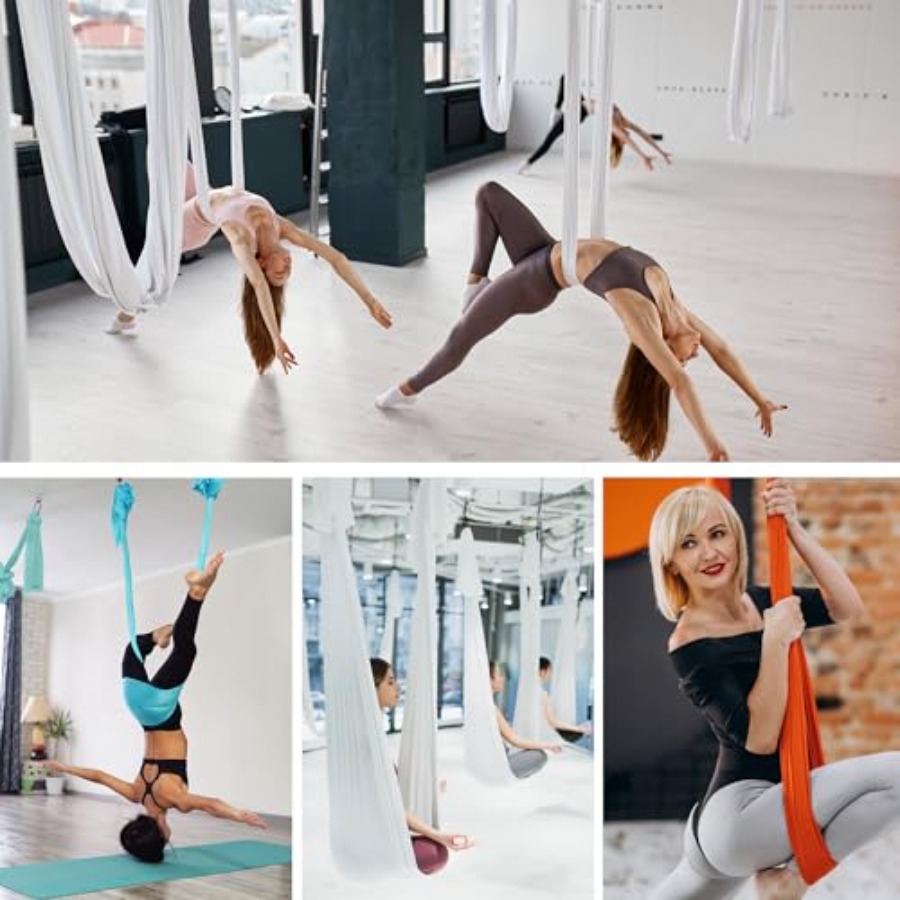 5.5 Yards Aerial Silk Swing Ou - Yoga Swing Aerial recensione e prezzo