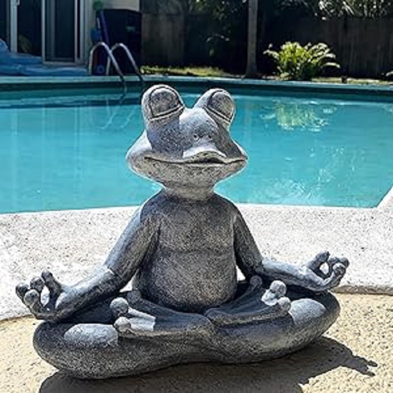 Meditating Frog Miniature Figu - Yoga Fitness Model recensione e prezzo