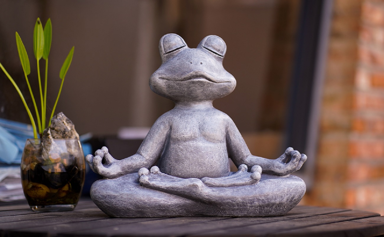 Meditating Frog Miniature Figu - Yoga Fitness Model recensione e prezzo