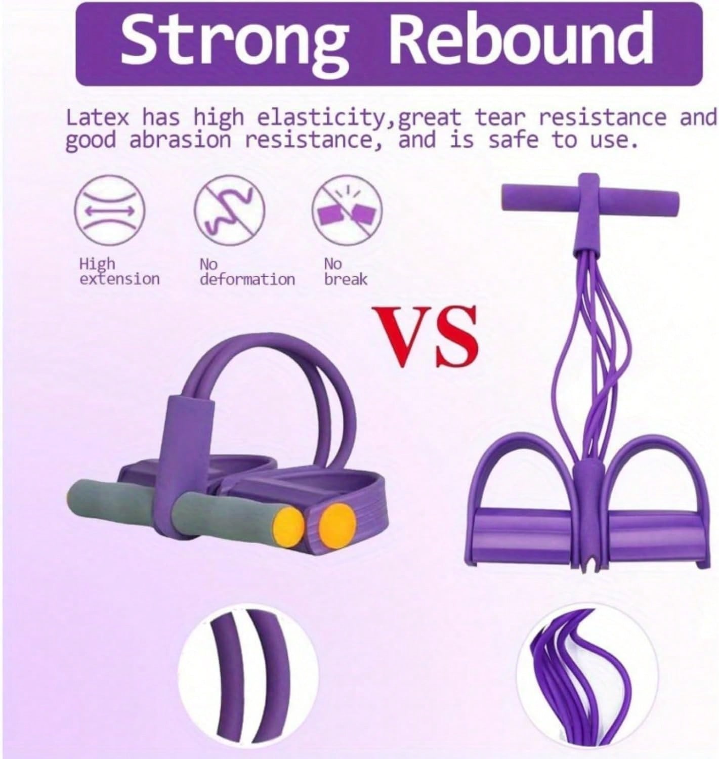 Fashion Puller Exercise,8 Tube - Yoga Pedal Puller Fitness Equipment recensione e prezzo