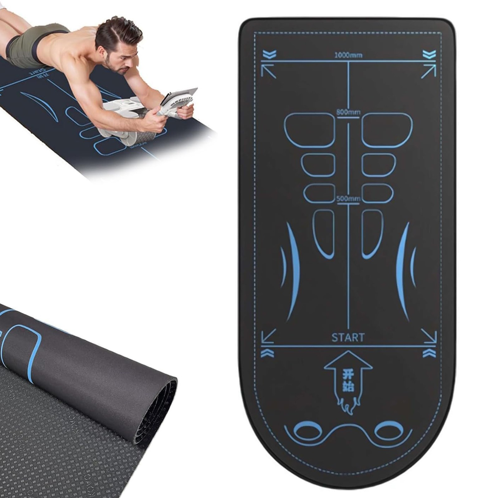 Yoga Mat For Abdominal Wheel H - Yoga Fitness Wheel recensione e prezzo