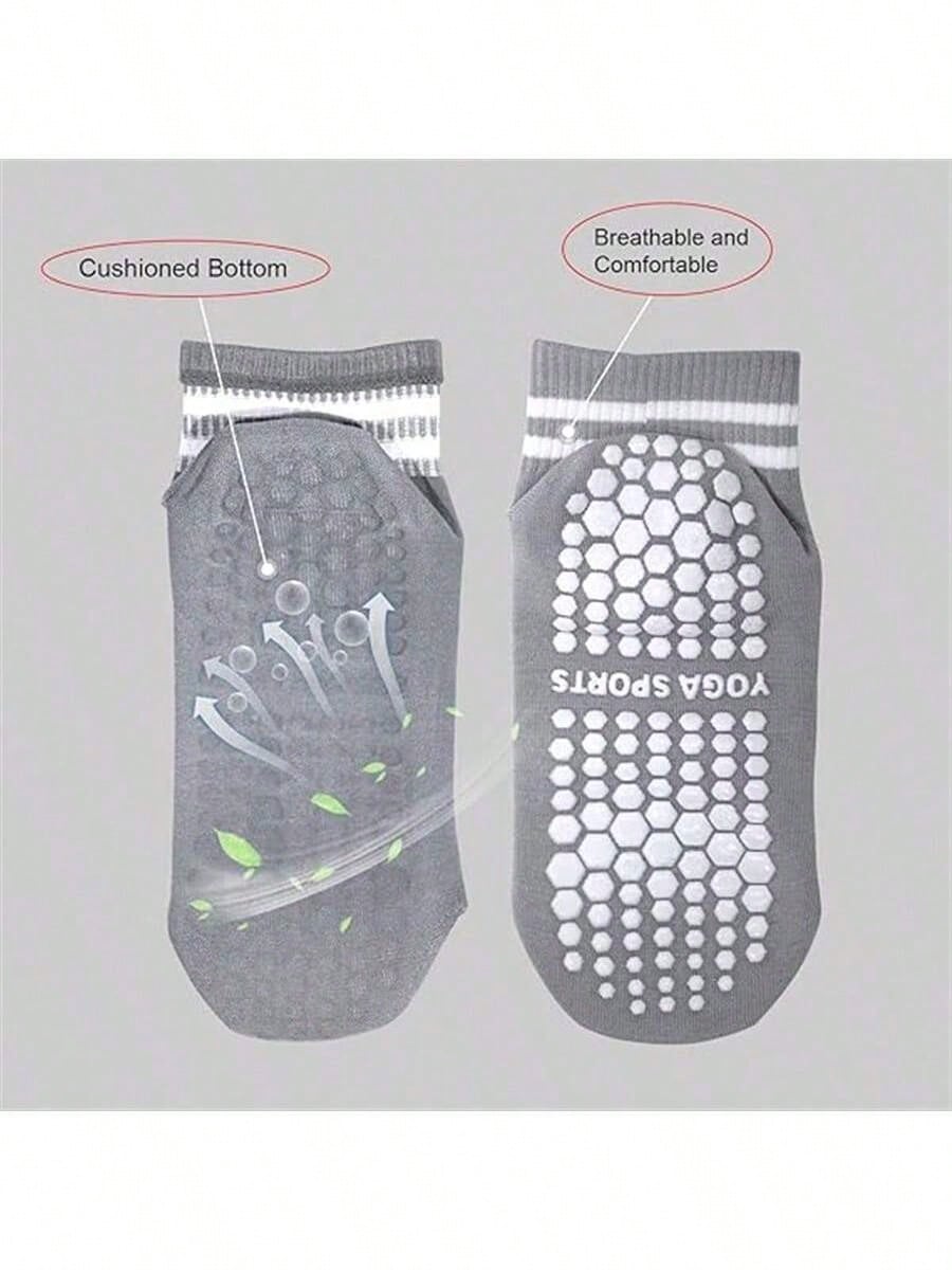 5 Pairs Women Double Stripe No - Yoga Fitness Wear recensione e prezzo