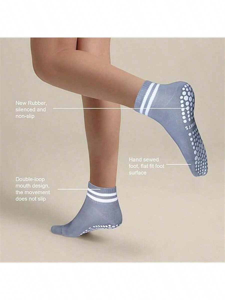 5 Pairs Women Double Stripe No - Yoga Fitness Wear recensione e prezzo