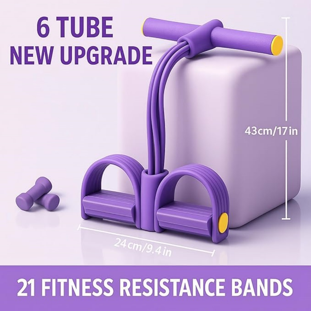 Multifunction Tension Rope, 6- - Yoga Pedal Puller Fitness Equipment recensione e prezzo