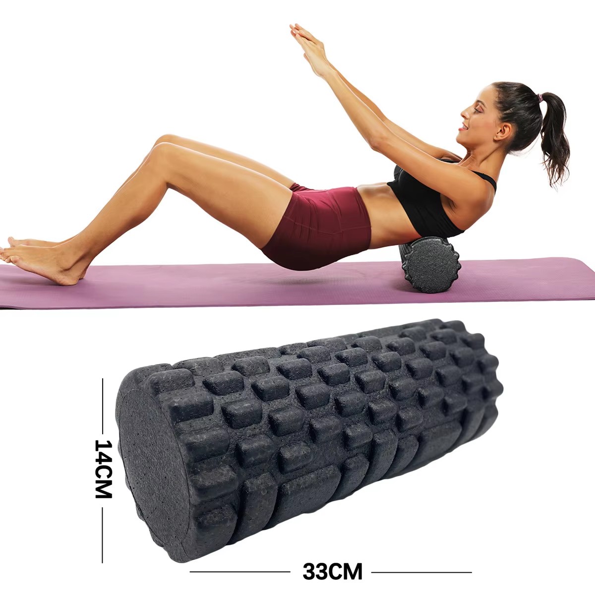 30/33cm Fitness Foam Roller Yo - Yoga Fitness Wheel recensione e prezzo