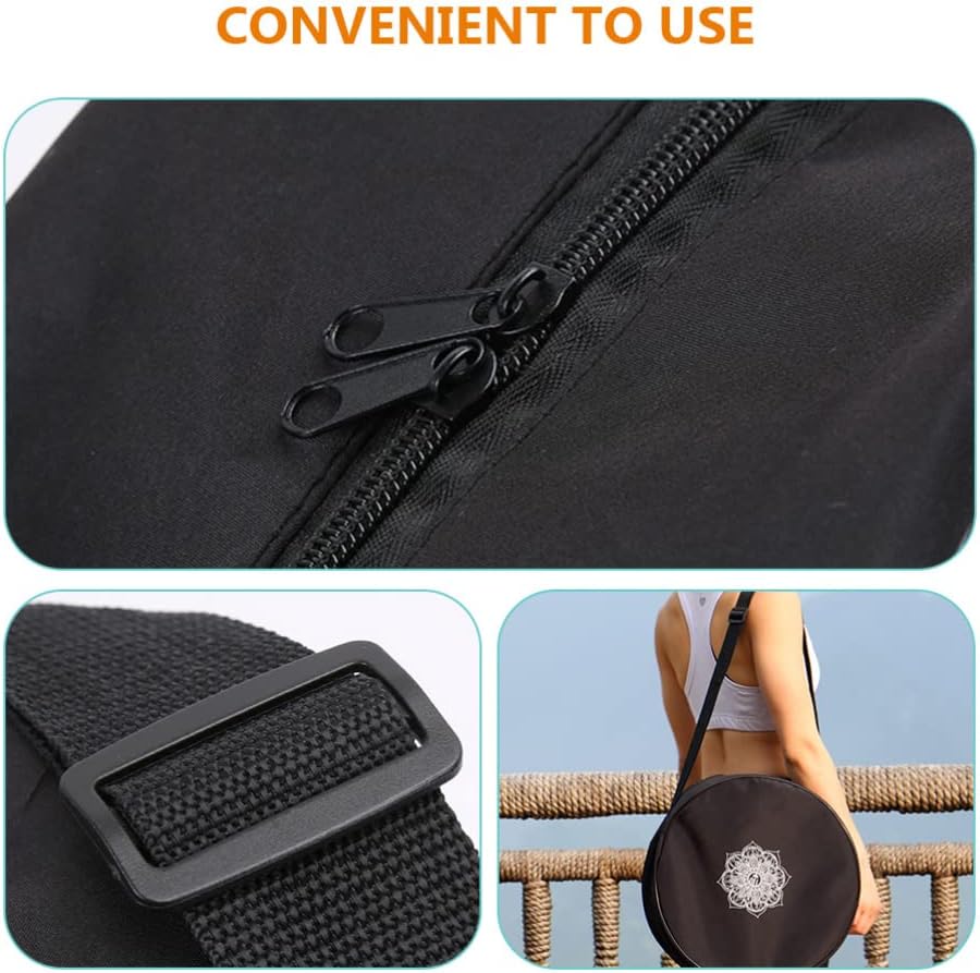 Yoga Wheel Bag Nylon Black Man - Yoga Fitness Wheel recensione e prezzo