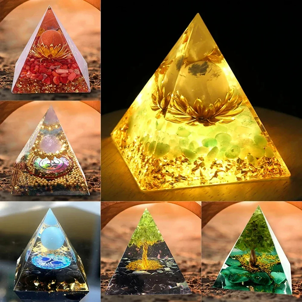 Crystal Stone Orgonite Pyramid - Yoga Fitness Model recensione e prezzo
