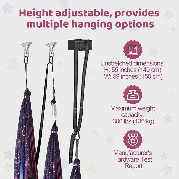 New Style High Quality Silk Fa - Yoga Swing Aerial recensione e prezzo