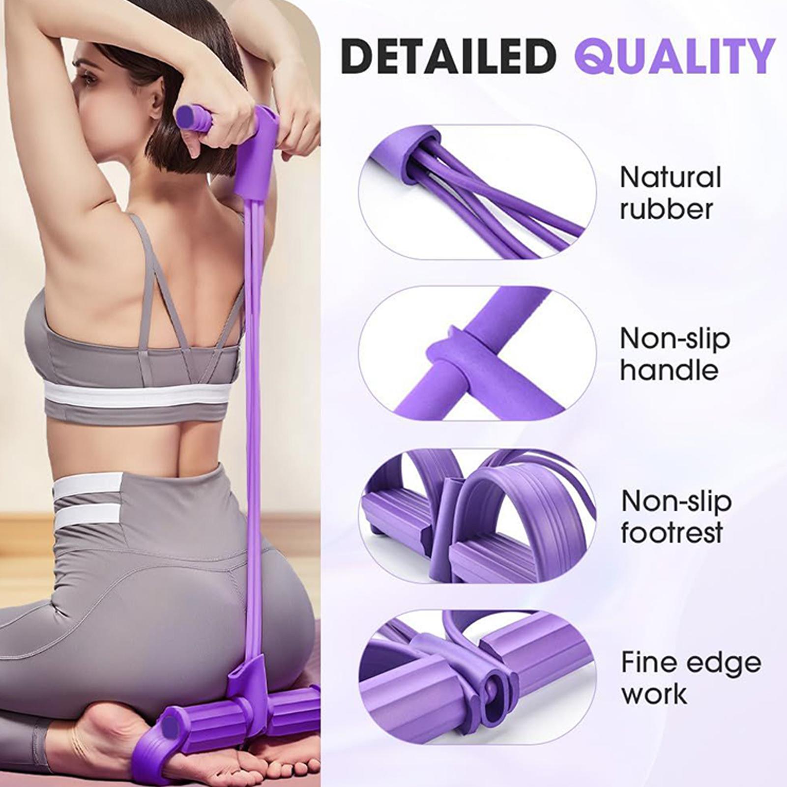 Resistance Bands 4-Tube Yoga P - Yoga Pedal Puller Fitness Equipment recensione e prezzo