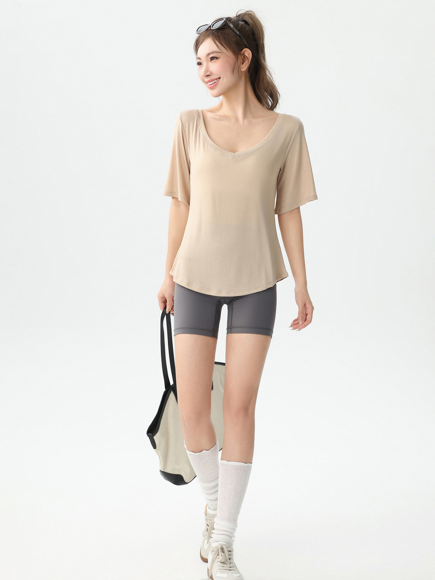 New Loose Women's Yoga Wear V- - Yoga Fitness Wear recensione e prezzo